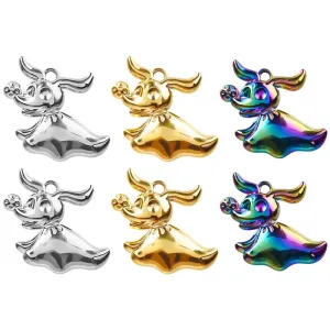 1 Piece 304 Stainless Steel 18K Gold Plated Animal Pendant