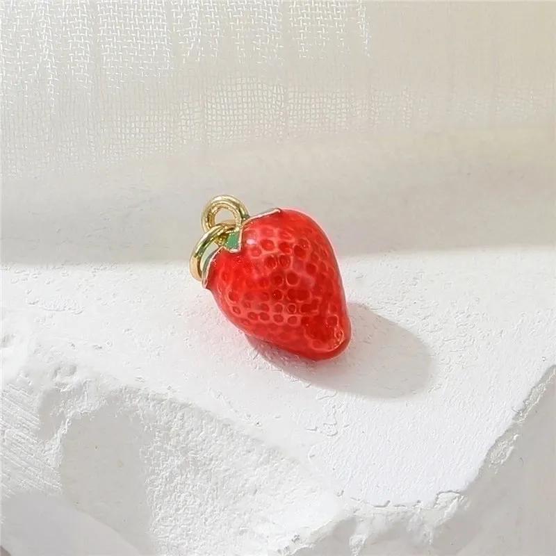 1 Piece Cute Fruit Copper Plating Jewelry Accessories