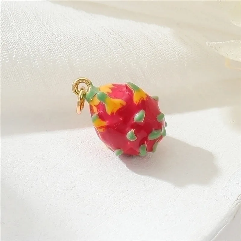 1 Piece Cute Fruit Copper Plating Jewelry Accessories