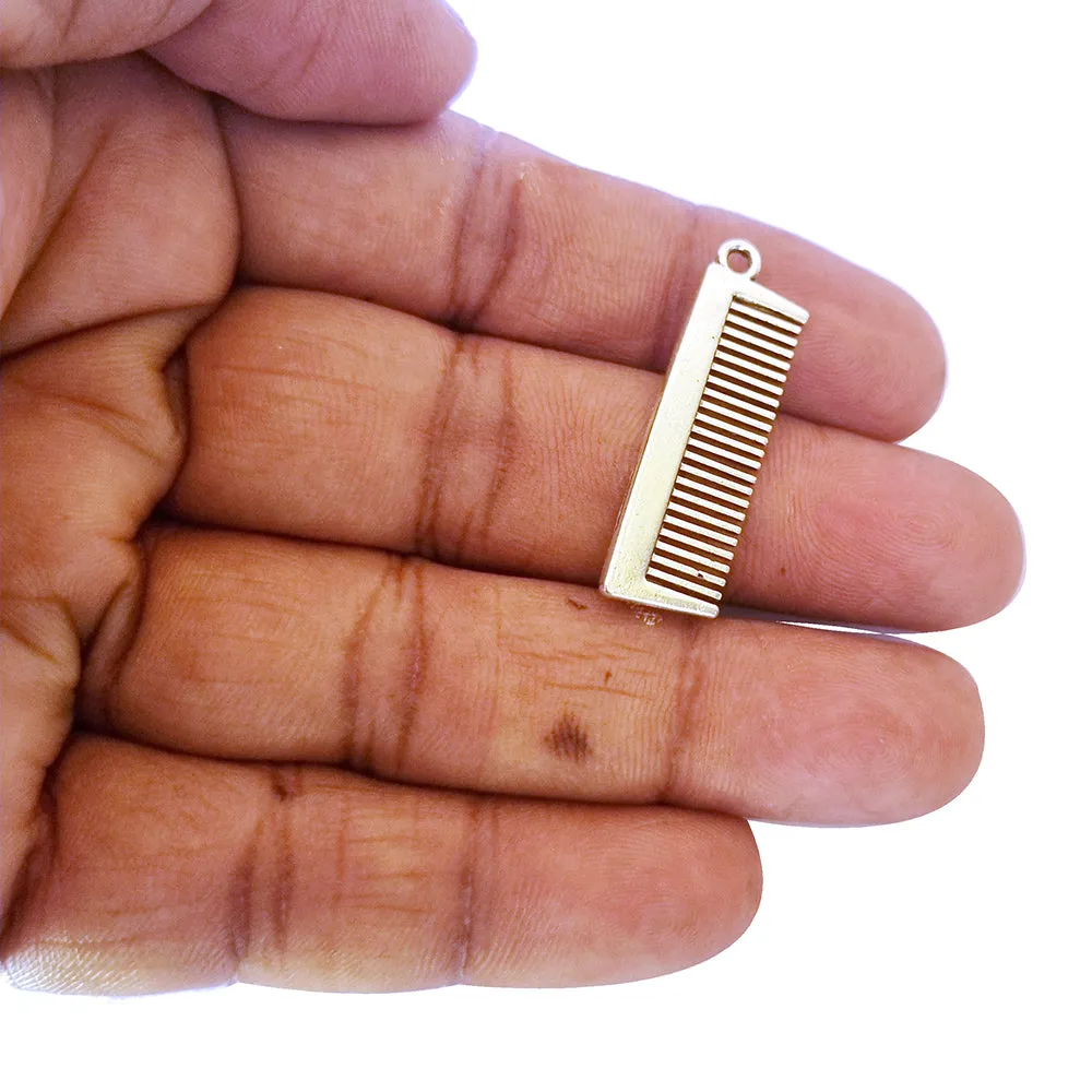 10 Pcs Comb Charms for jewelry making in size about 32x10mm