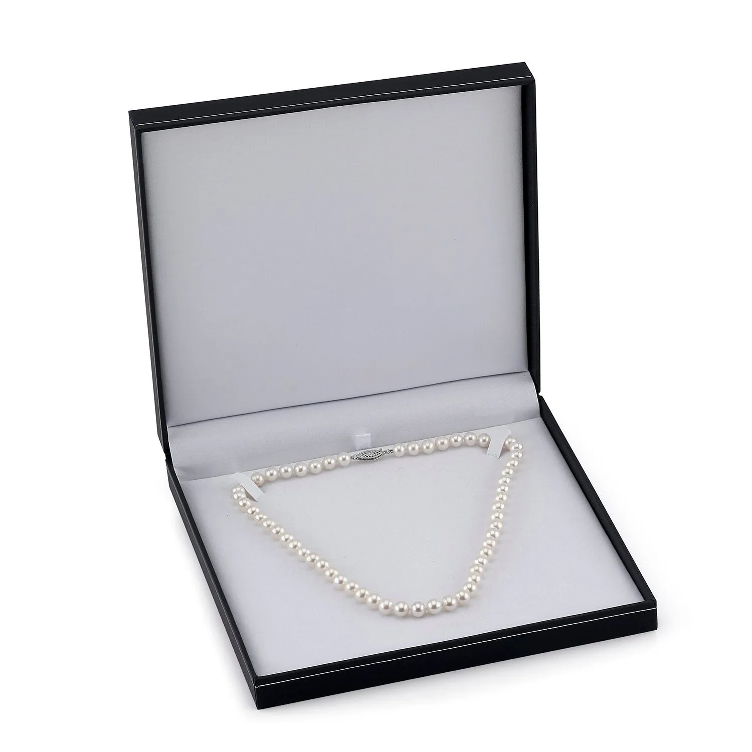 6.0-6.5mm White Freshwater Cultured Pearl Mom Bracelet