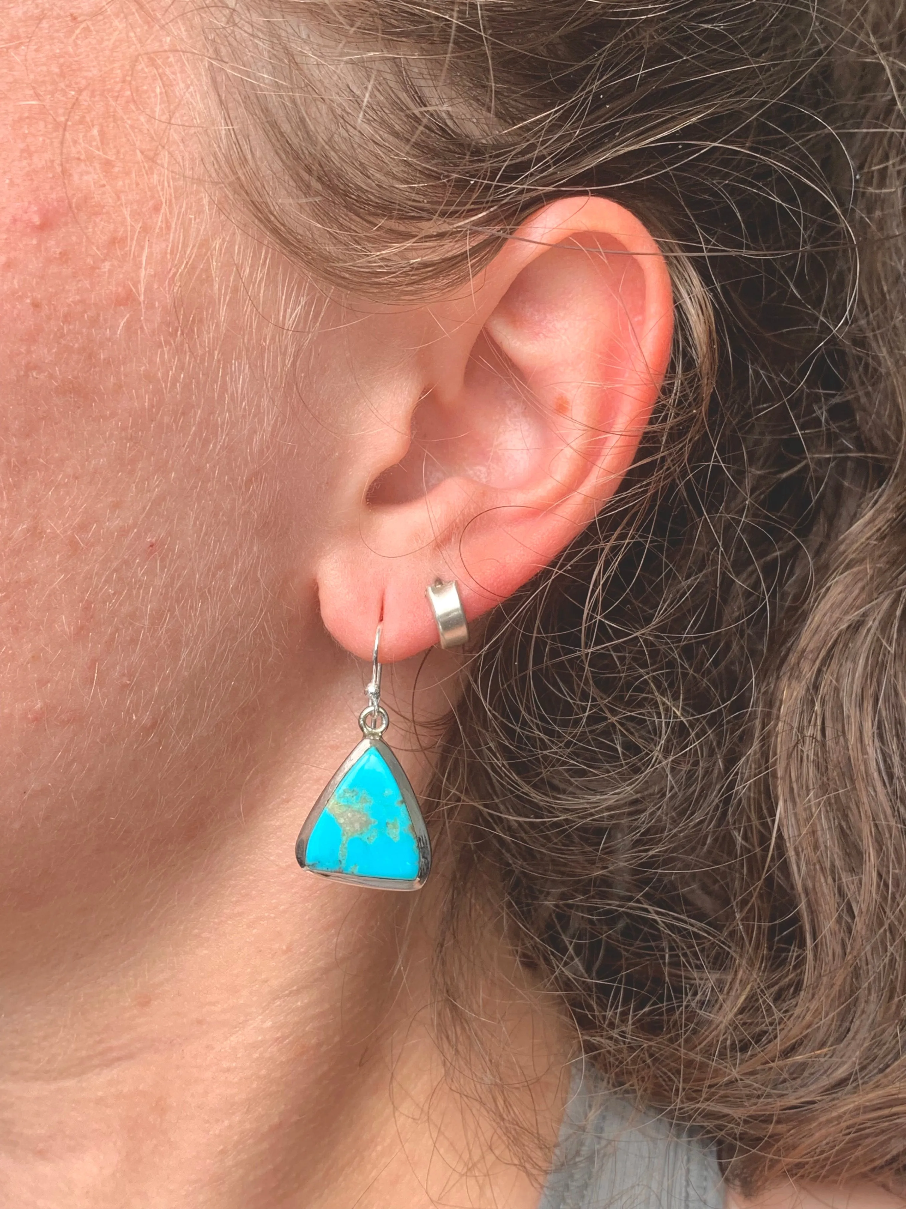 Arizona Turquoise Naevia Earrings - Triangle