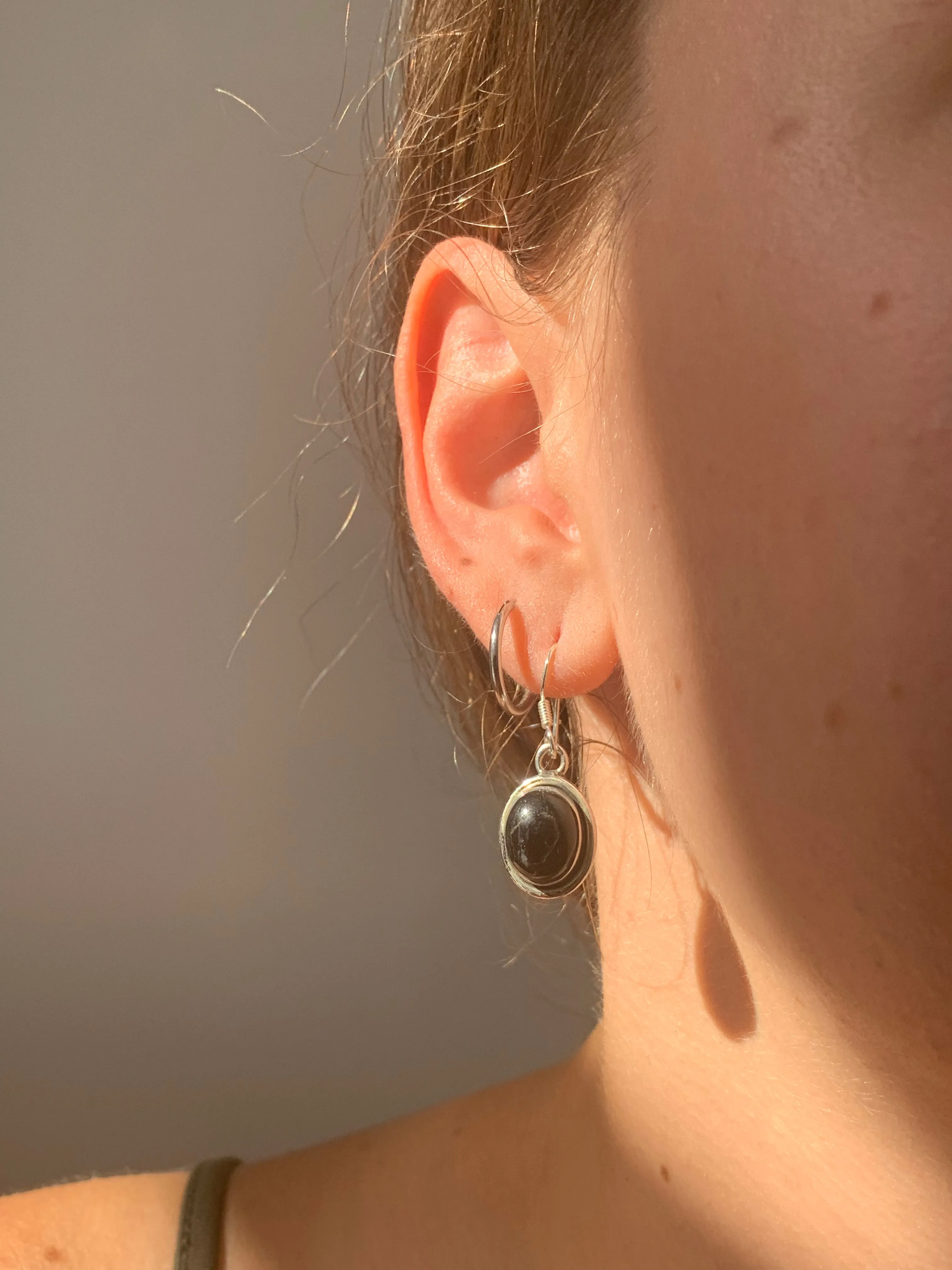 Black Tourmaline Brea Earrings