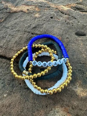 Bobcat Game Day Beaded Bracelets (Adult & Youth)