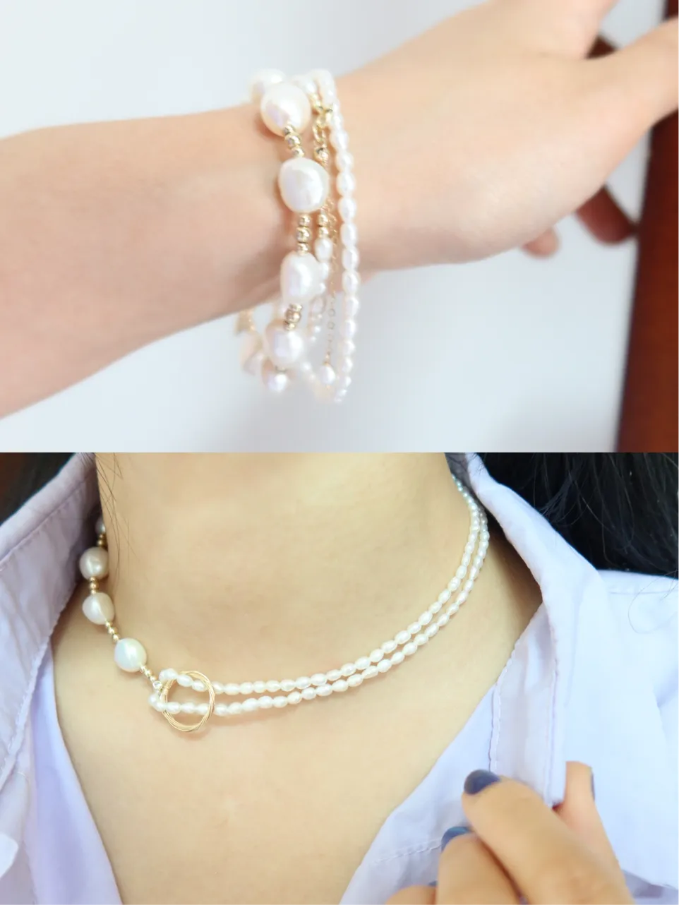 Embellish Series  Dual-Wear Choker Necklace