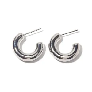 Essential Hoops In Silver