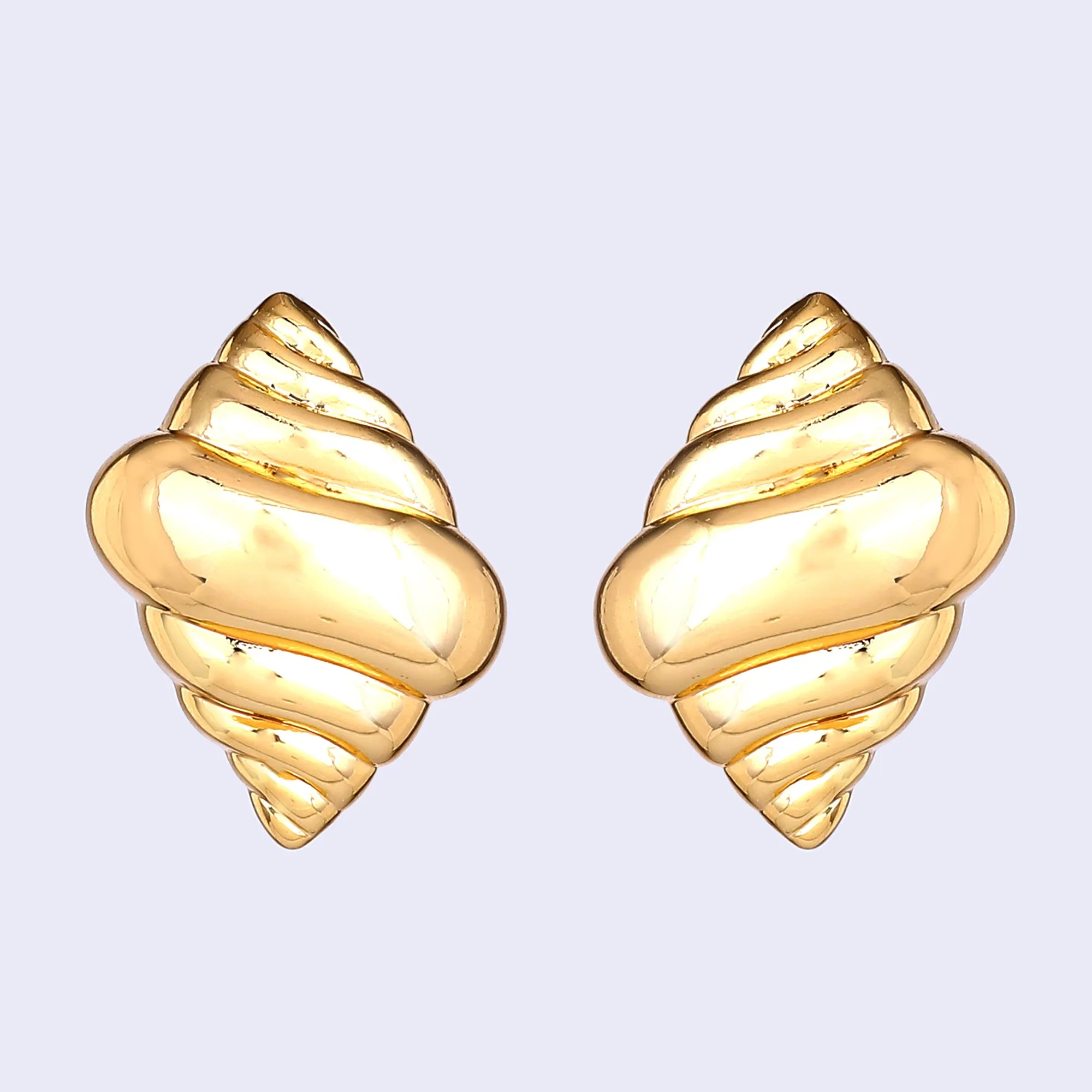 Estele Gold Plated Stylish Demifine Stud Earrings for Girls and Women