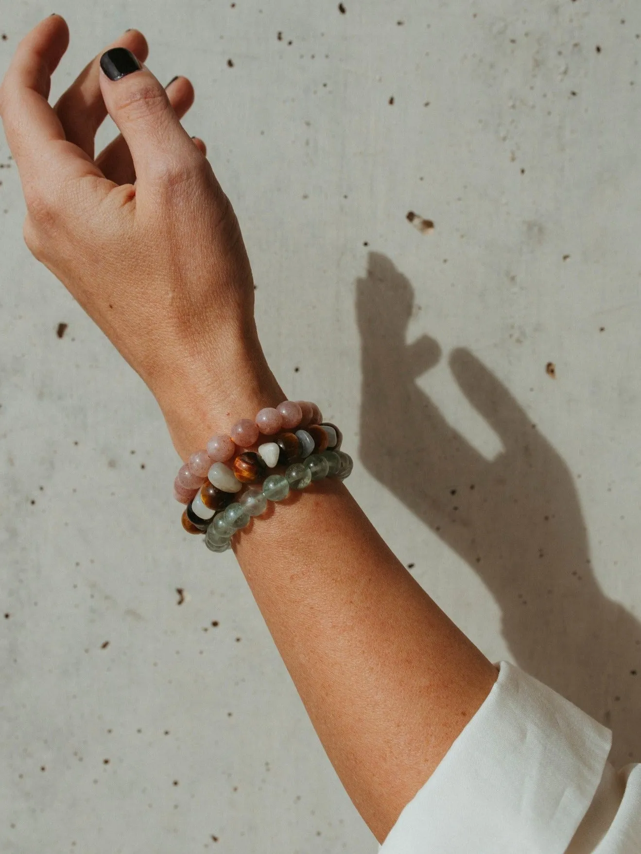 Inner Wisdom Moonstone & Tigers Eye Bracelet