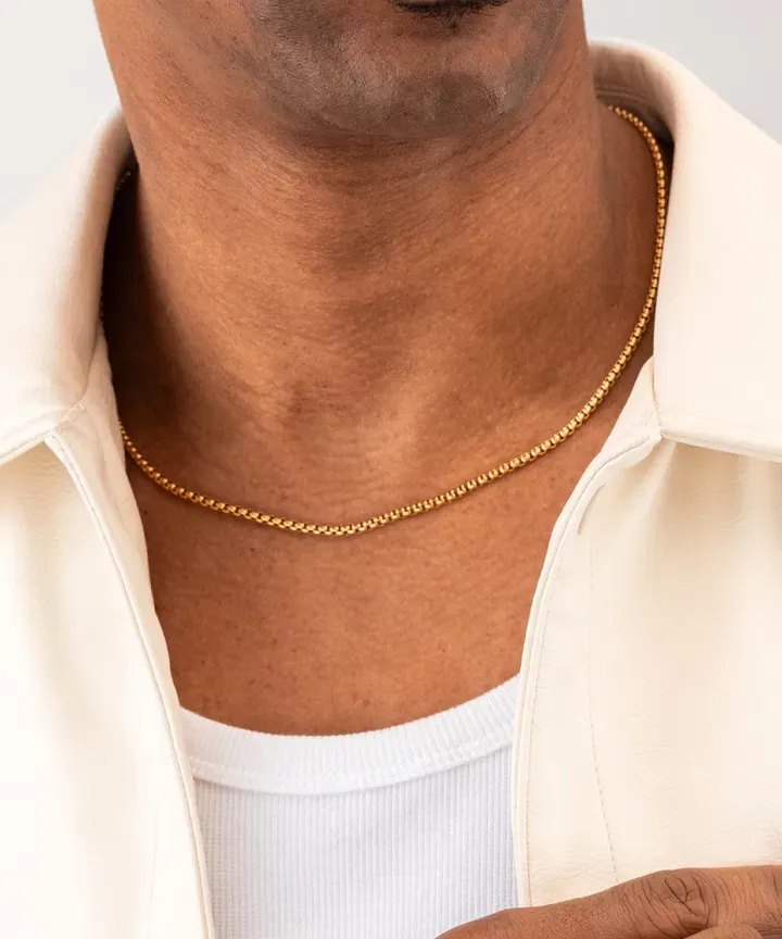 JACKSON BOX CHAIN NECKLACE