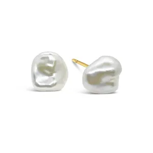 Keshi Freshwater Pearl Stud Earrings I.1975