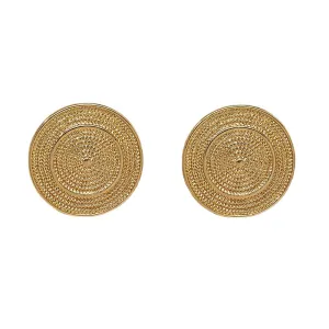 Metallic Glam Statement Earrings - Wholesale Pair with Unique Texture for Amazon's Top Picks