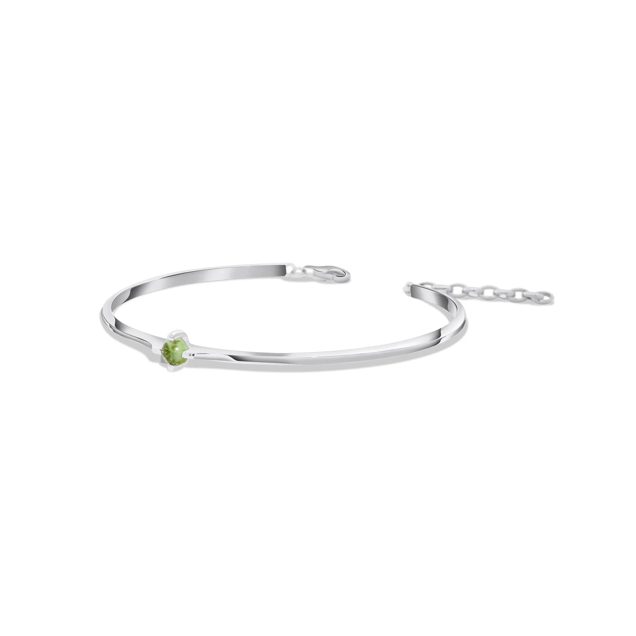 Millie Peridot Bangle Bracelet