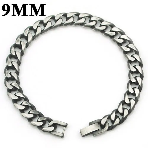 Moorvan Jewelry Men Bracelet Cuban links & chains Stainless Steel Bracelet for Bangle Male Accessory Wholesale B284