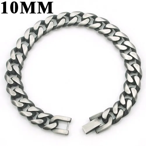 Moorvan Jewelry Men Bracelet Cuban links & chains Stainless Steel Bracelet for Bangle Male Accessory Wholesale B284