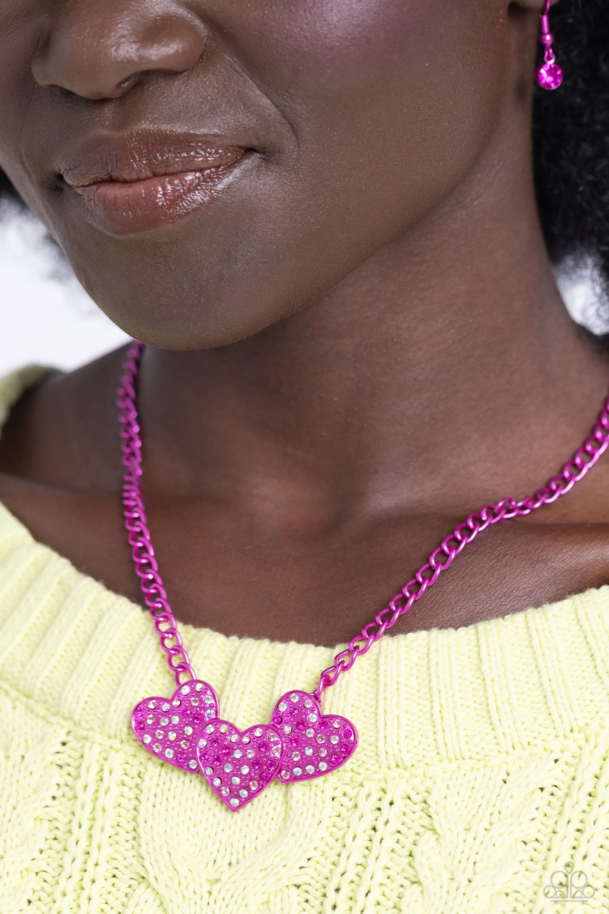 Necklaces Low-Key Lovestruck - Pink N2070