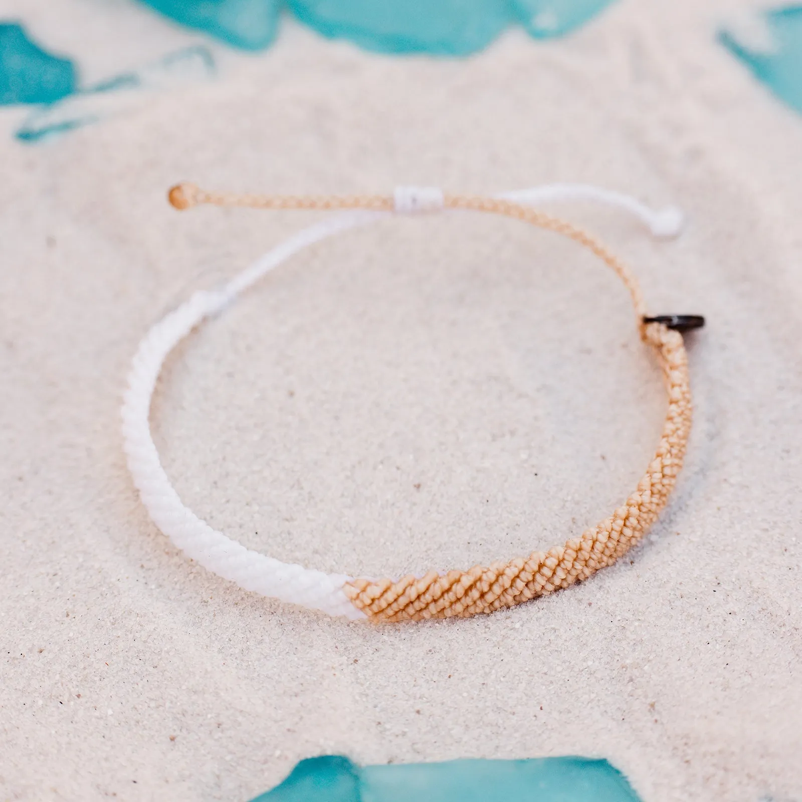 Neutral Half Flat Woven Bracelet