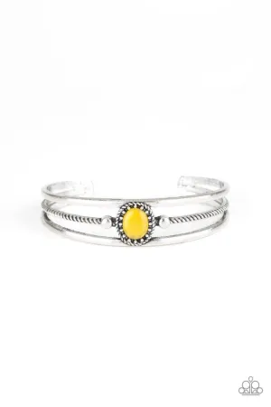 Paparazzi Bracelet ~ Top Of The Pop Charts - Yellow