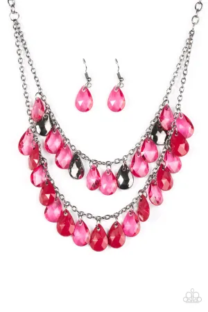 Paparazzi Necklace ~ Storm Warning - Red