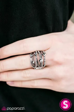 Paparazzi Ring ~ Cash Money - Silver