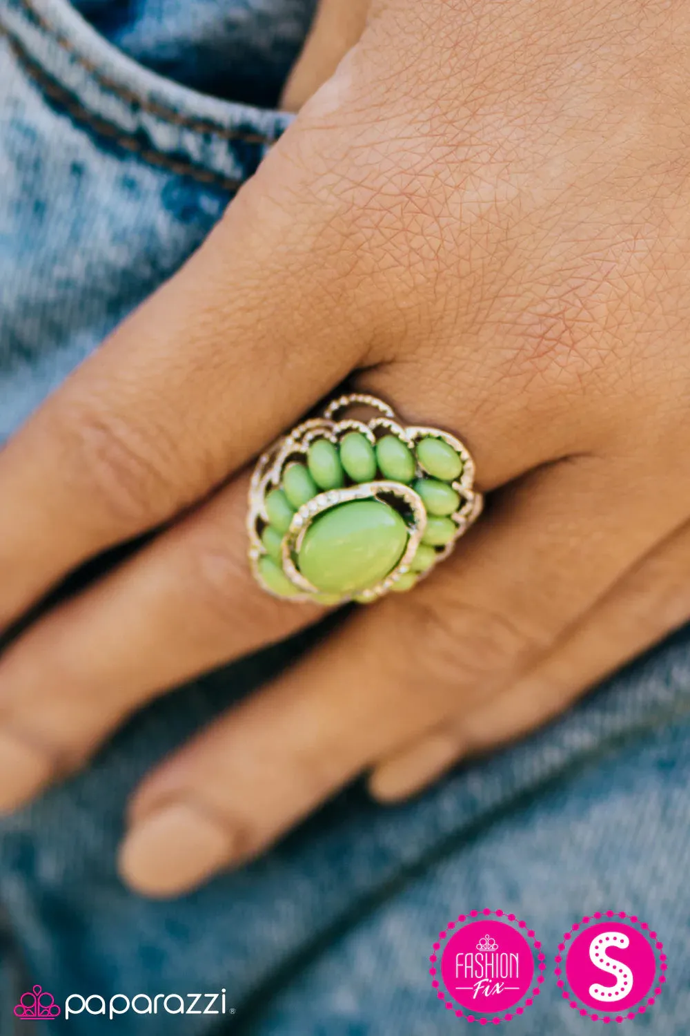 Paparazzi Ring ~ Will You BEAD My Girl?  - Green