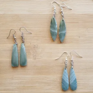 Polychrome Jasper Stone - Boho Earrings