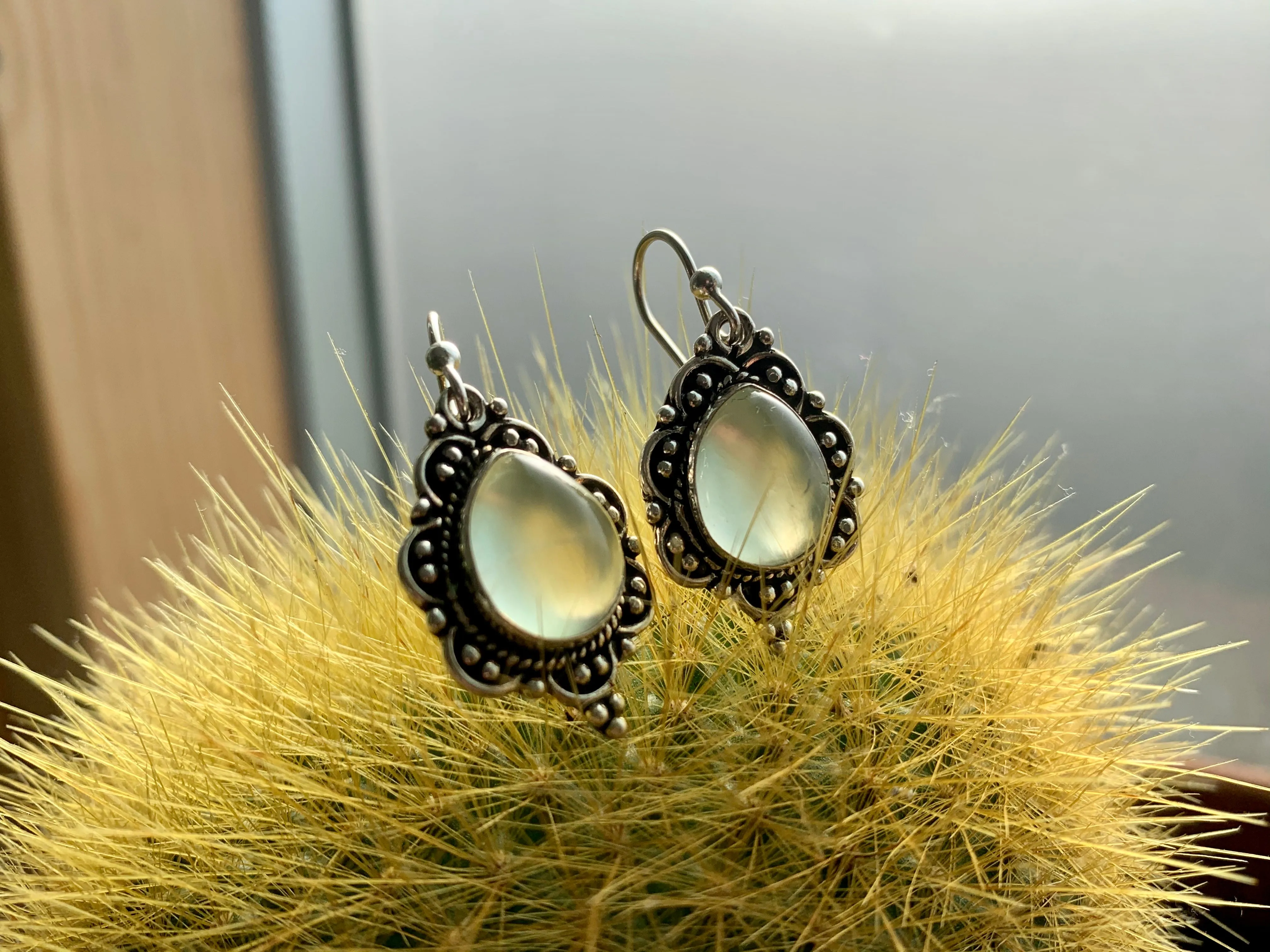 Prehnite Nissa Earrings