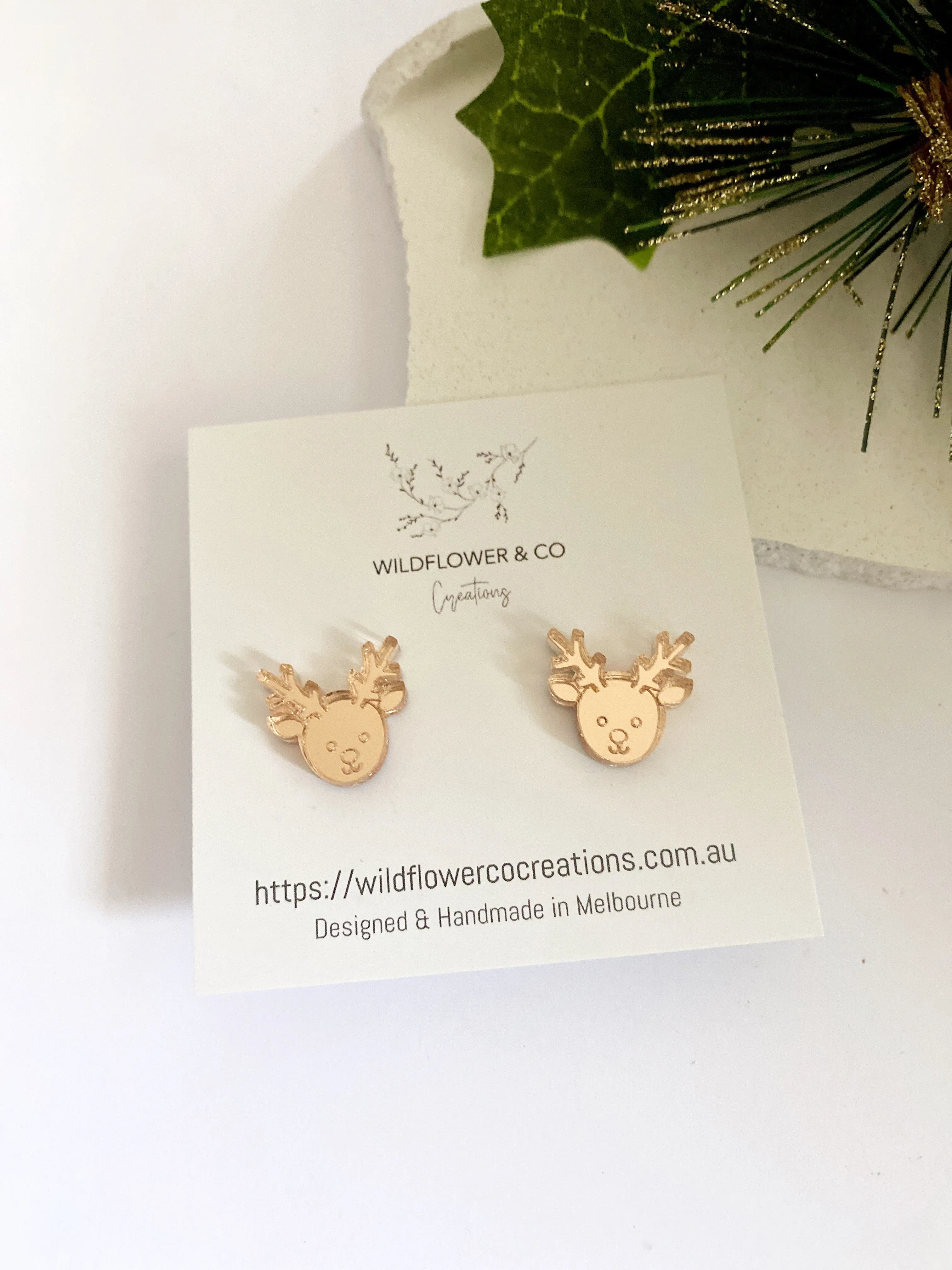 Reindeer Studs