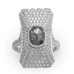 Rough Diamond Pave Ring