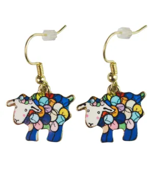 Shirley the Yarn Sheep Earrings