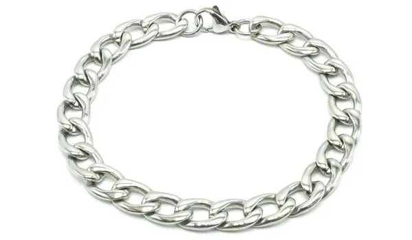 Silver Chain Link Bracelet