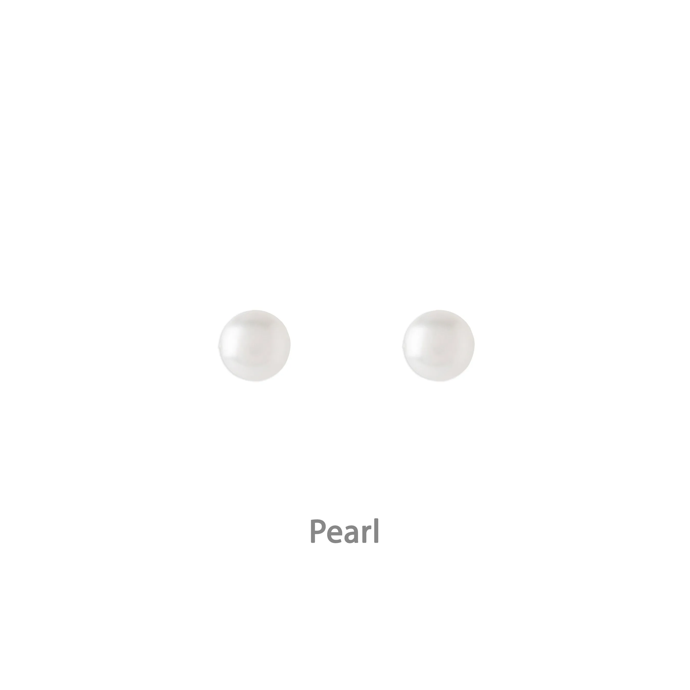 Silver Pearl Ear Stud - Elegant and Timeless Accessory for Any Occasion