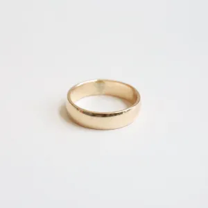 Simple 4.5mm Half Round Band - Gold Filled