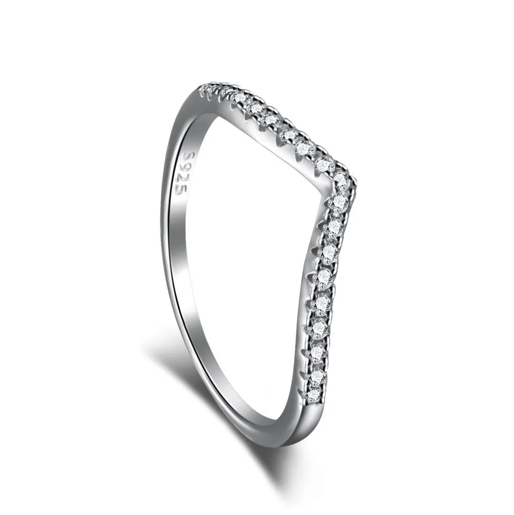 Simple v-row ring