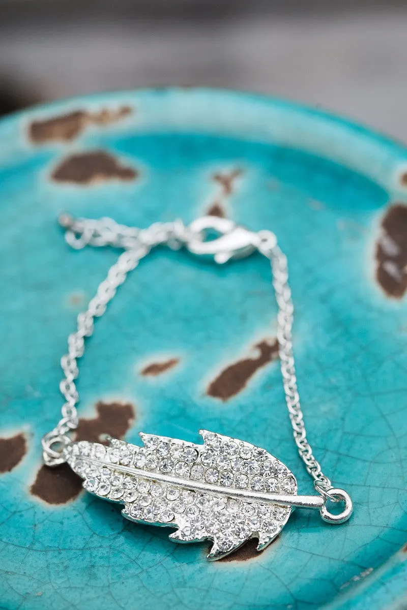 Sparkle Leaf Bracelet