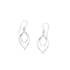 Spiral Loop Drop Earrings