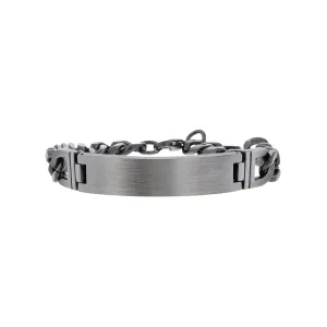 Stainless Steel ID Curb Link Bracelet