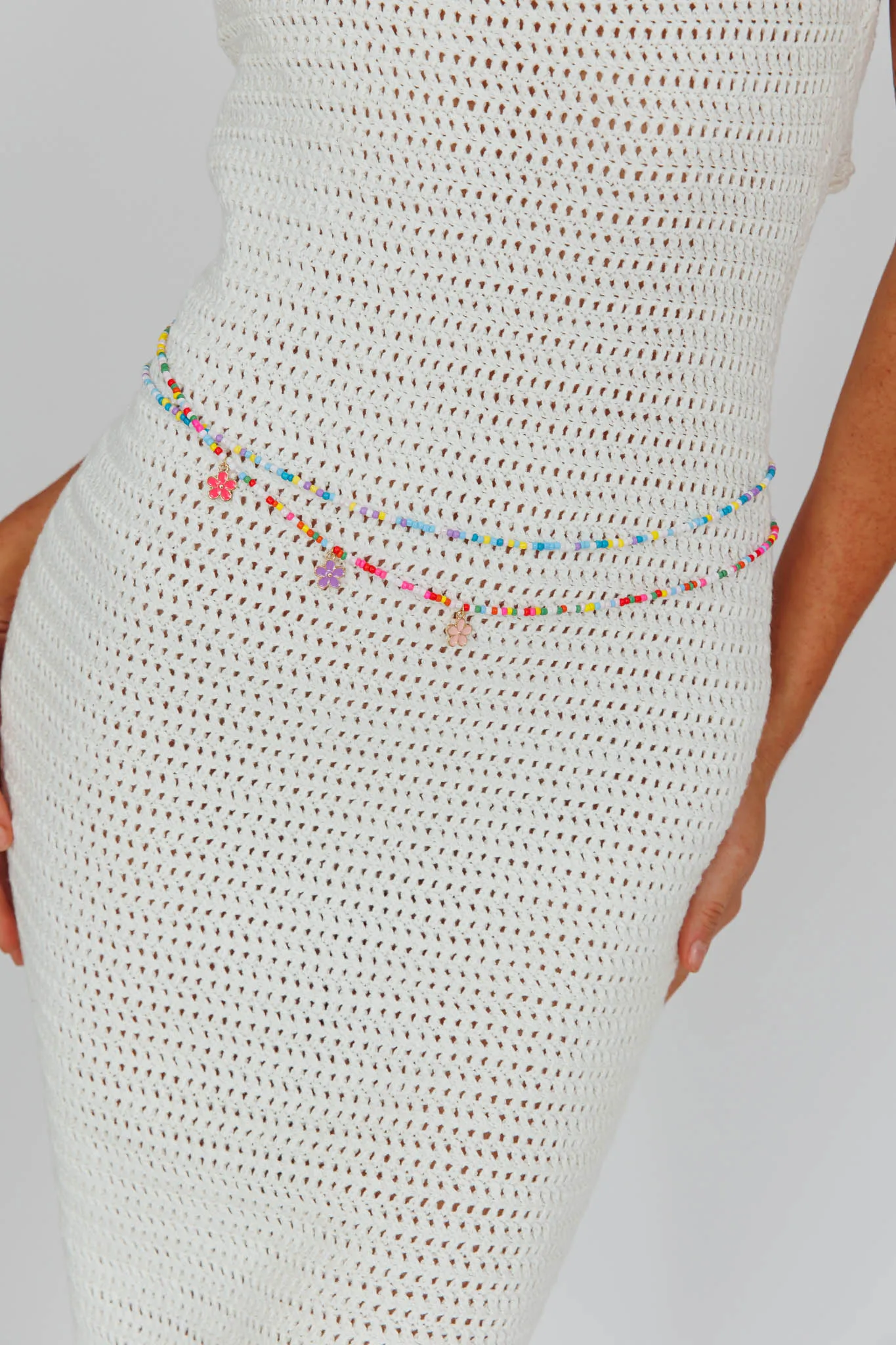 Sunny Beaded Waist Chain Multi