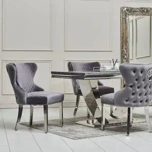 Tanisha Lux Dining Chair (Grey)