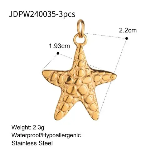 VAIGE 3PCS Cute Rhinestone Stainless Steel Charms for DIY Jewelry Making - Earring, Necklace, and Pendant Accessories